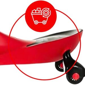 Curvaso Wiggle Car Kids Swing Ride On Childrens Swivel Scooter Twist & Go (Red/Black) - Image 6