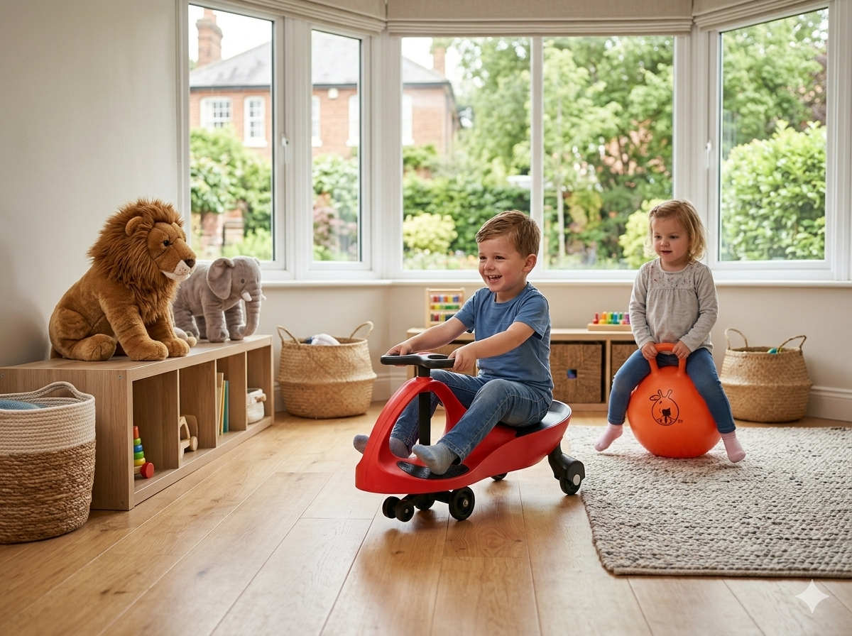 Curvaso premium mechanical wiggle car for kids active play